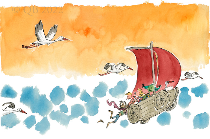 Official Signed Quentin Blake Prints...Quentin Blake's 90th birthday